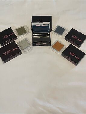 mark. Metallic Single Eyeshadow Set in Green, Silver, Blue, Copper